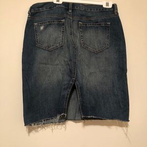 Old navy knee length jean skirt
